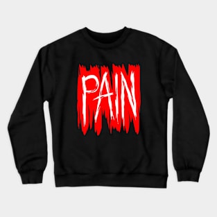 Letter pain Crewneck Sweatshirt